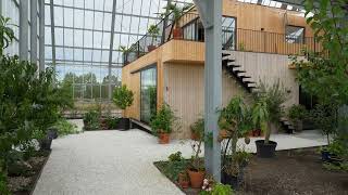 Greenhouse in Sweden with its own Ecosystem designed by TailorMade Arkitekter