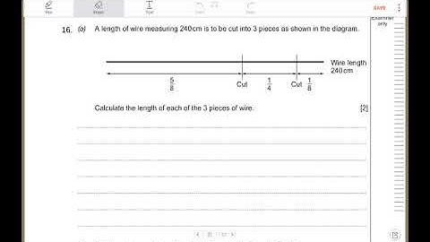 WJEC GCSE Maths - Numeracy Intermediate Unit 1 : Fraction of a quantity