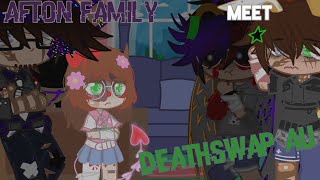 The Afton Family meet Their DeathSwap AU |Afton Family| |FNaFxGC| DeathSwap AU