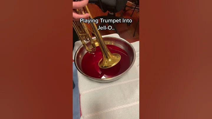 Playing Trumpet Into Jello??