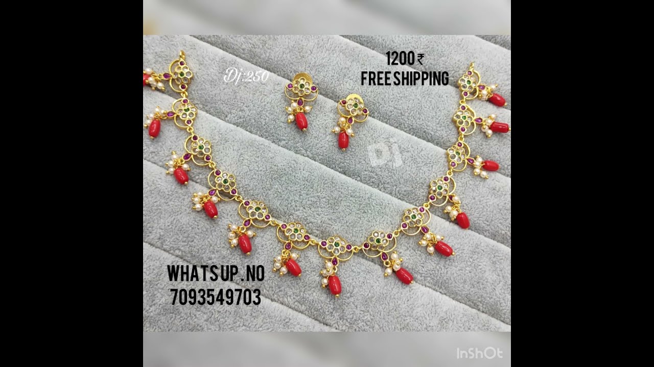 CORAL CHAINS ||one gram jewellery hub||FREE SHIPPING 🥳🎉🎉||