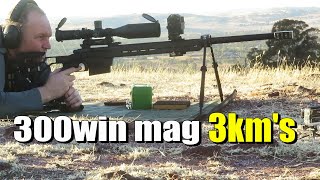 300win  mag at 3km's (equipment testing) by MarkandSam AfterWork 85,109 views 3 months ago 10 minutes, 6 seconds
