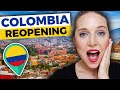 Colombia OPEN for Travel and Tourism: Medellin, Bogota, Cartagena, and Cali