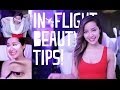Travel friendly inflight beauty tips