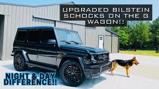 Upgrading Shocks On The G Wagon! How To Replace Your Shocks ! W463 G55 Mercedes AMG! BILSTEINS!