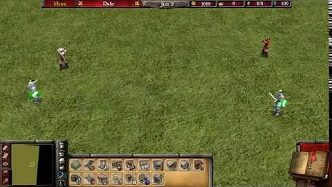 Axe Thrower vs Crossbowman Part 1 - Stronghold 2