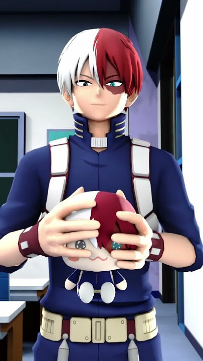 Todoroki got you a gift! #mha #animation