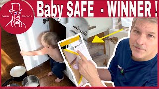 Quick And Easy Cabinet Locks To Keep Kids Safe! Kitchen & Bath Safety by HouseBarons 294 views 1 month ago 6 minutes, 19 seconds