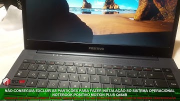 Erro ao formatar notebook positivo motion q464b não exclui as partições do HD - RESOLVIDO