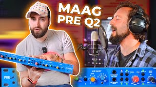 MAAG Audio PREQ2 Double Preamp Channel Strip With EQ and AIR BAND | MilkAudioStore.com