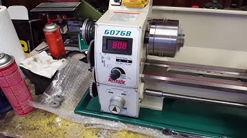Grizzly G0768 Lathe Demo After Install