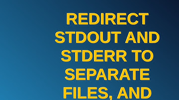 Unix: Redirect stdout and stderr to separate files, and both to third file