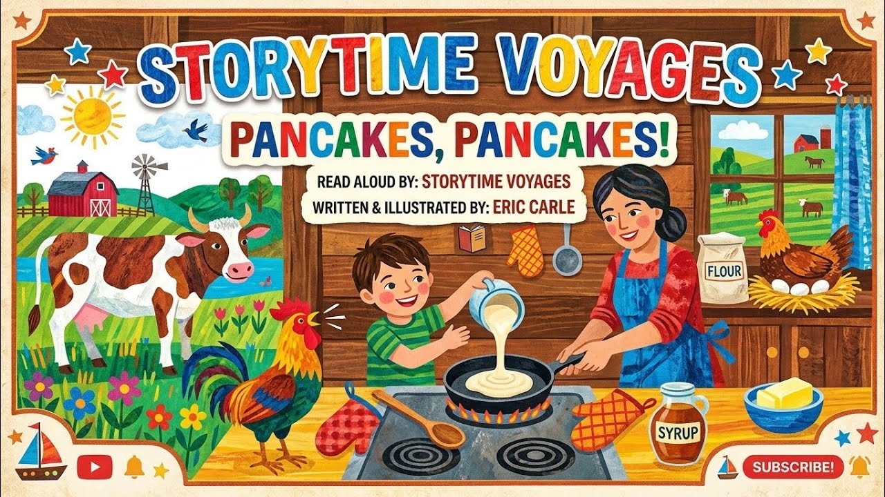 Er28 Pancakes, Pancakes!　音声絵本 Pancakes, Pancakes! 🥞 | Eric Carle Bedtime Read Aloud for Kids