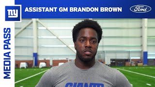 Assistant GM Brandon Brown on Working with GM Joe Schoen | New York Giants