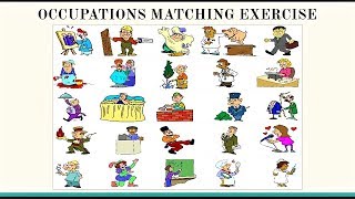 Occupations Matching Exercise | Lesson 4