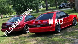 MAC vs FLOWMASTER fox body (Which one do you like!)