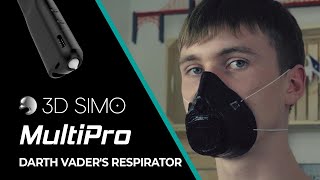 3dsimo: Functional respirator in Darth Vader's style