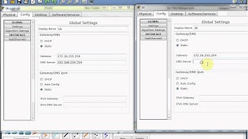 Cisco Packet Tracer 3.5.1.3: Configuring Hosts and Services