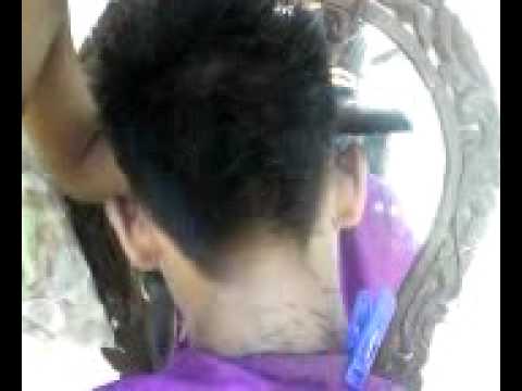 cara potong  rambut  dgn gunting  sasak by wijaya YouTube