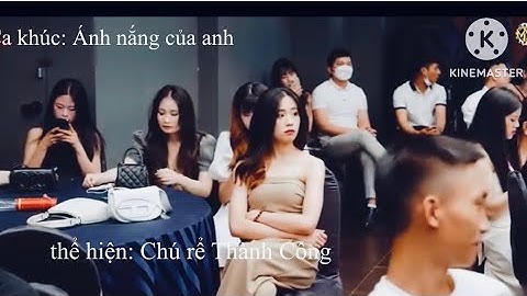 Ánh nắng của anh.. Chú rể Thành Công hát tặng cô dâu trong ngày cưới