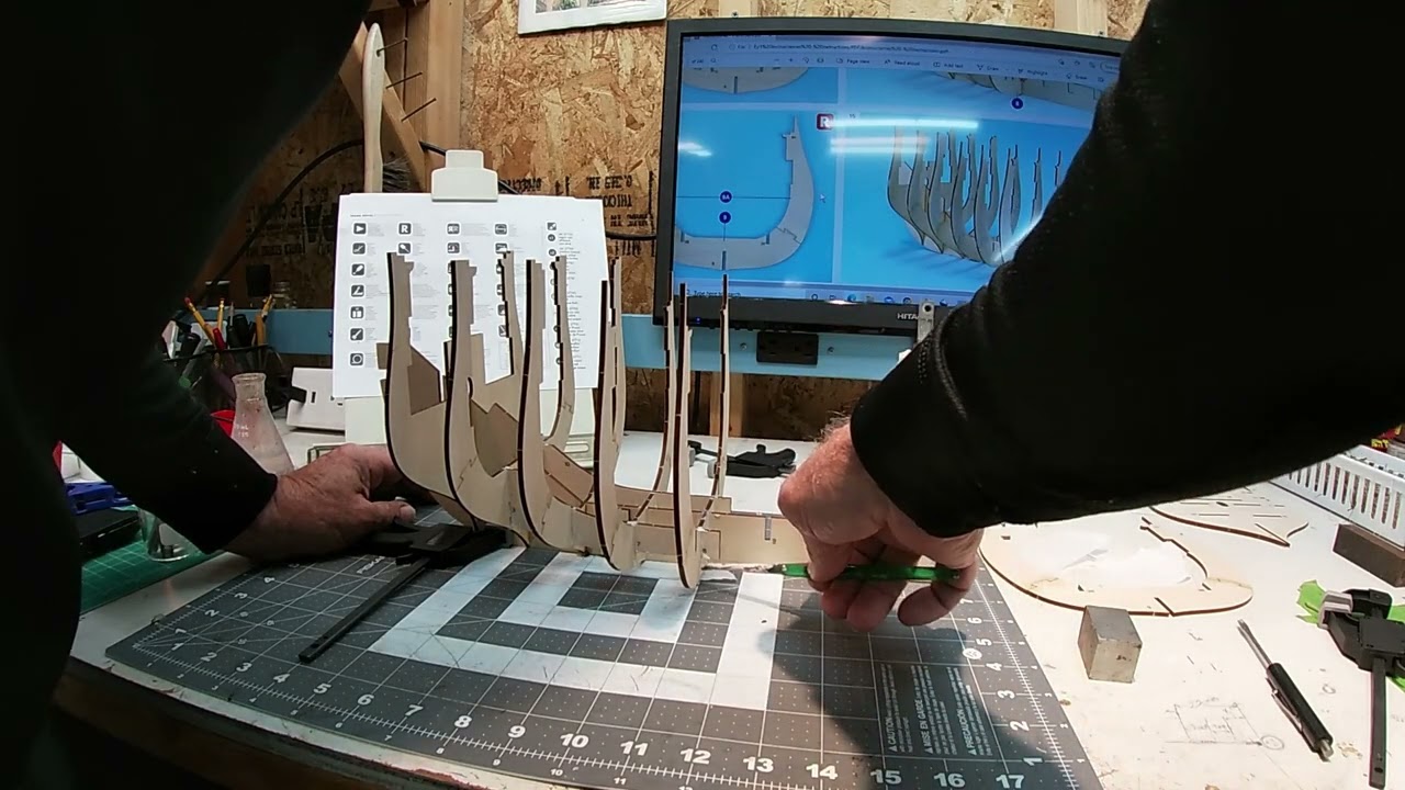 Wooden model Ship Soleil Royal build part #1