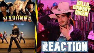 Madonna - Don't Tell Me (Official Video) REACTION! 🤠 | Madonna Monday