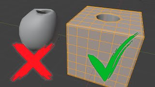 Hole in Cube Blender Tutorial by What Make Art 360 views 3 months ago 4 minutes, 19 seconds