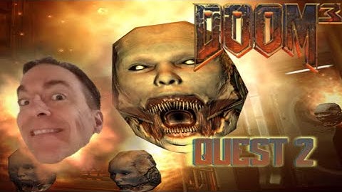 DOOM 3 VR [QUEST 2 DR BEEF MOD] Game Play and Commentary