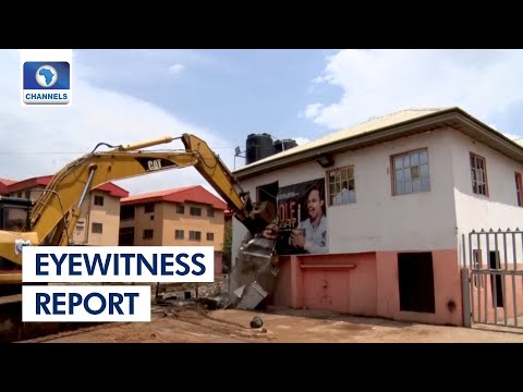 Anambra State: Govt Demolishes Houses, Other Structures Built On Water Channels | Eyewitness