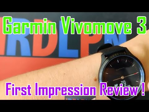 Garmin Vivomove 3 First Impression Review!