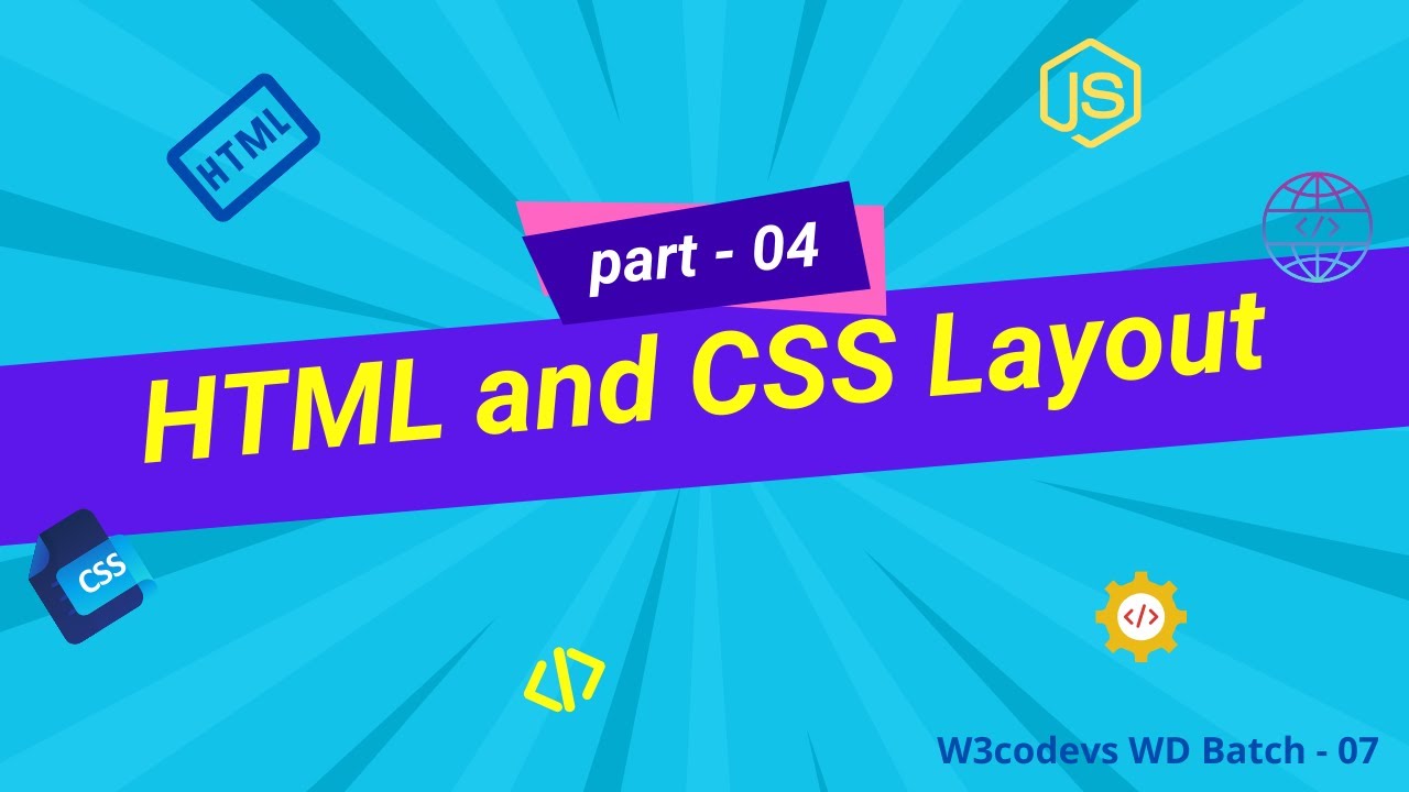 (Academist) HTML and CSS Layout (part 04) - W3codevs - YouTube