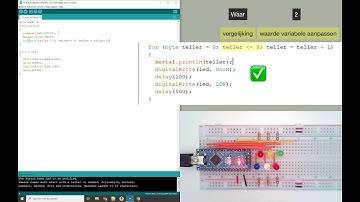 11 Tellen met de for-opdracht