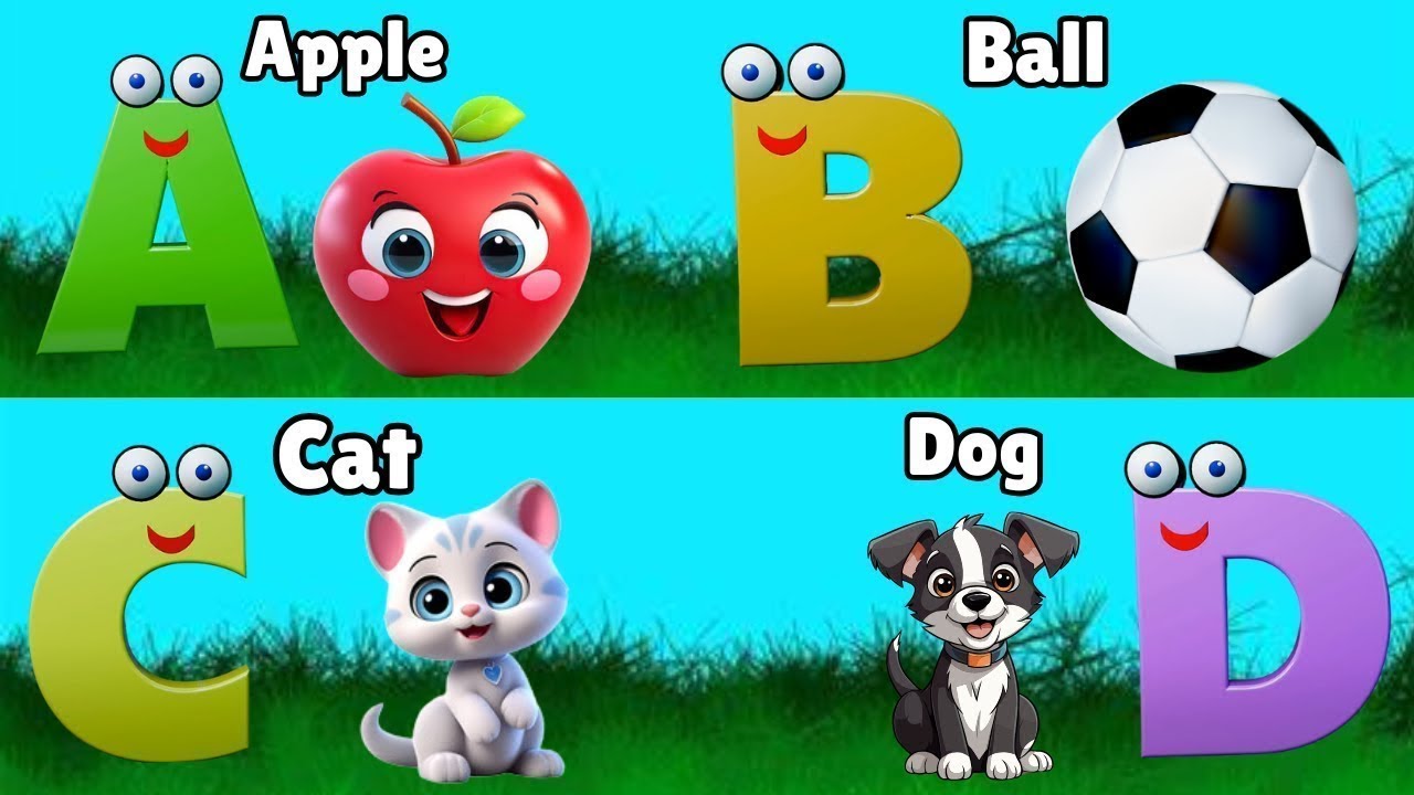 ABC Phonics Song - Toddler Learning Video Songs , A for Apple , Nursery Rhymes , Alphabet song