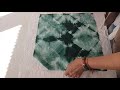Сложение ткани в технике Шибори