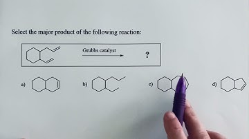 Ring-closing metathesis example