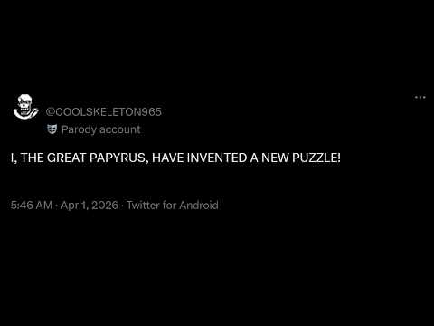 papyrus's new puzzle