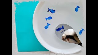 Dry Erase Marker Floating Fish On water | Diy science Experiment| Fun STEM Activity| Float Drawings