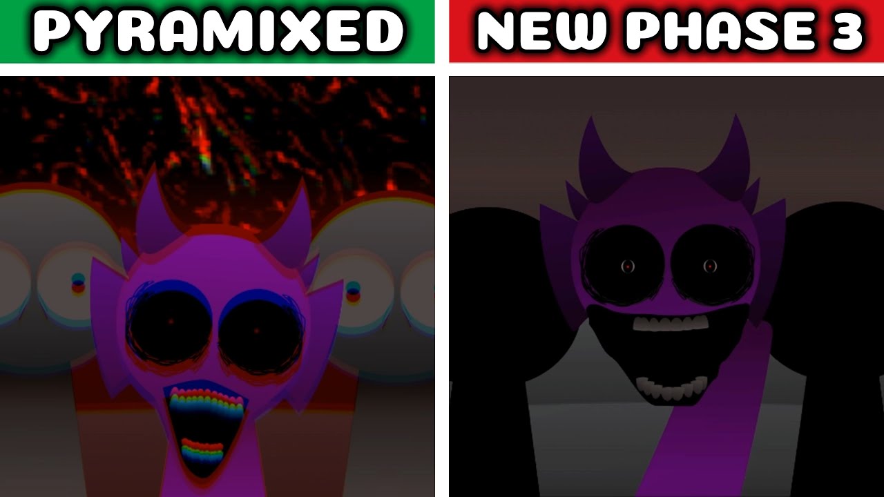 Incredibox Sprunki Pyramixed — Phase 2 vs New Phase 3: Who Wins? - YouTube