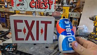 HOWDY & RESTO-MOD EXIT SIGN
