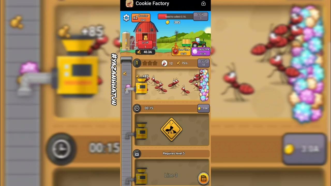 Cookie Factory Game Part I Karınca Oyunu cookiefactory game Boş