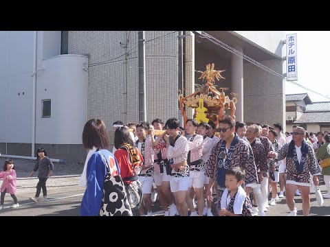 令和7年 竹駒神社 秋季大祭 神輿・山車巡行(ホテル原田前)