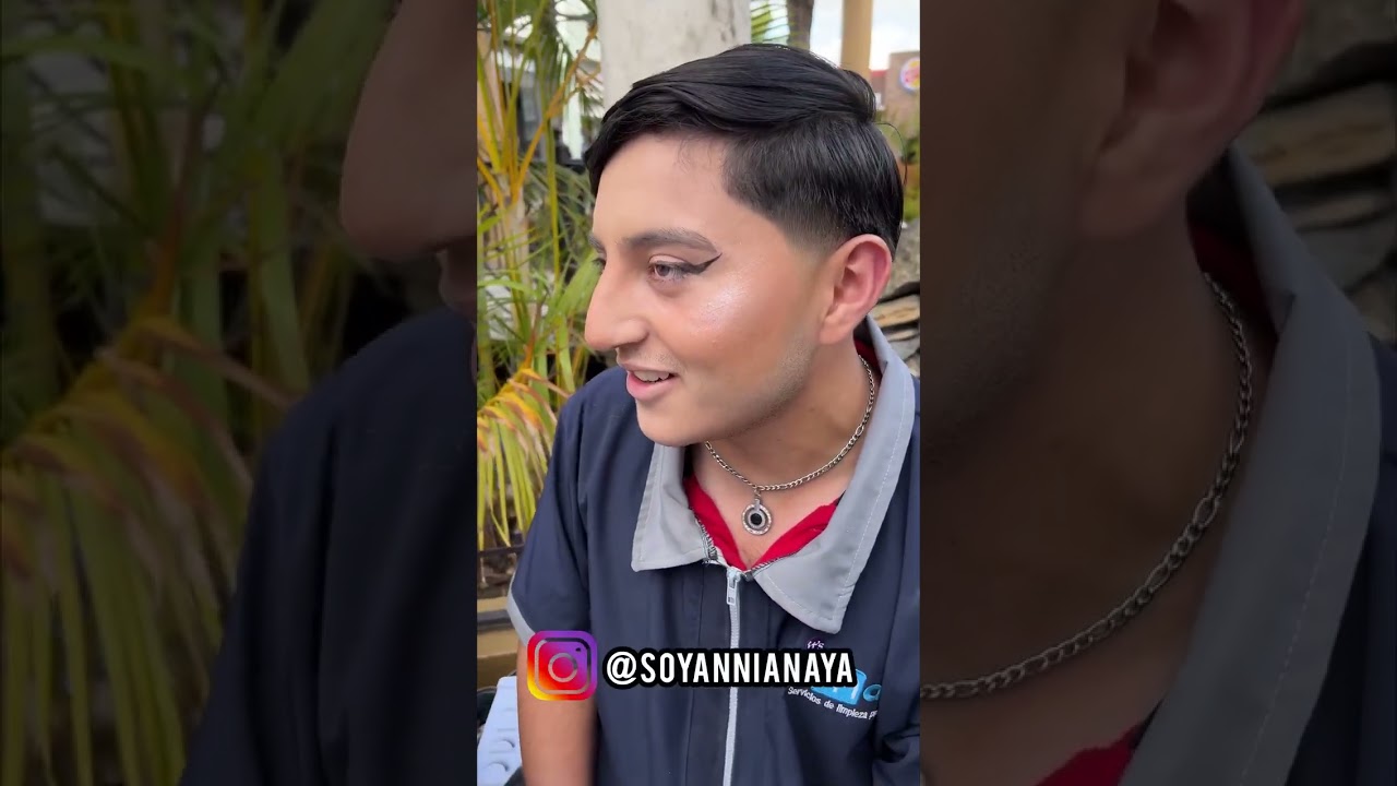 Le ofreci dinero por maquillarlo antes de entrar a su trabajo. Final inesperado ...