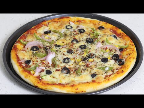 video No yeast pizza recipe veg pizza without yeast, Worldwide Recipes No yeast pizza recipe veg pizza without yeast