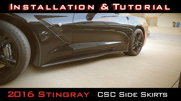 2016 Corvette Stingray - CSC Side Skirt Installation Tutorial