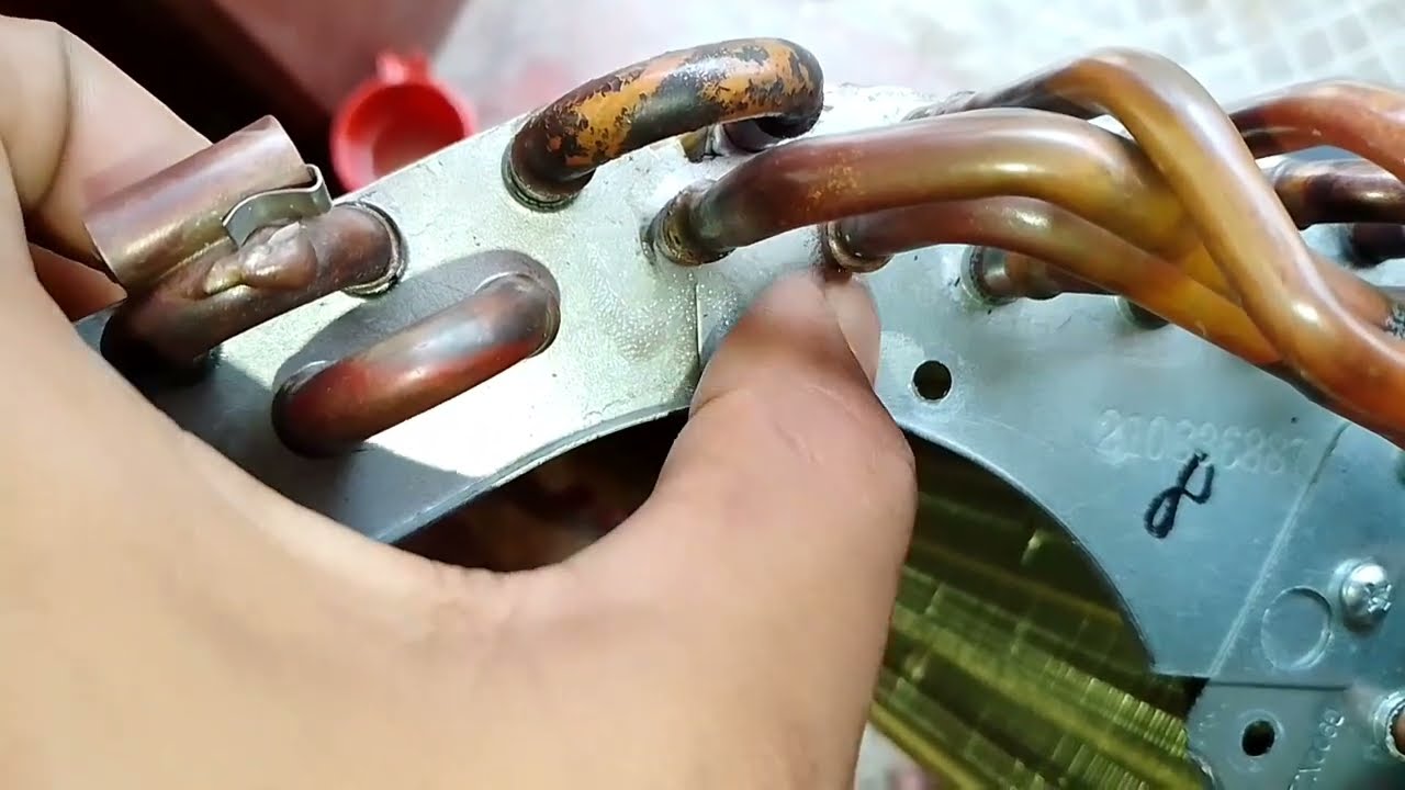 Ac Cooling Coil Leakage And Gas Refill | Ac Repair Video 