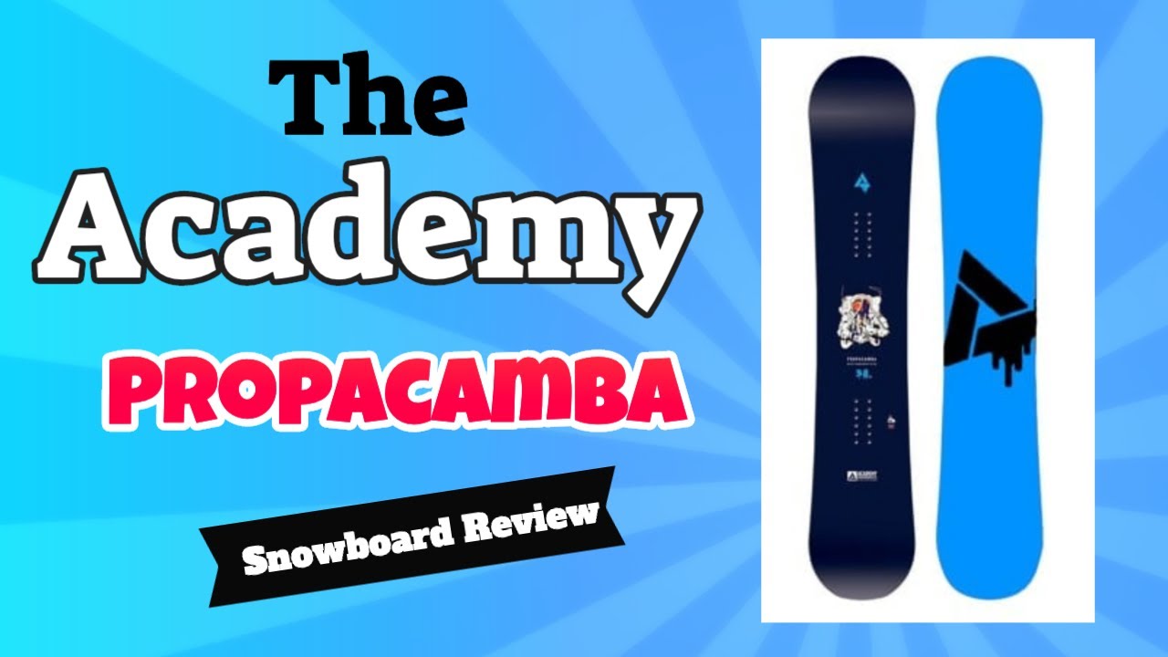 The 2021 Academy Propacamba Snowboard Review YouTube