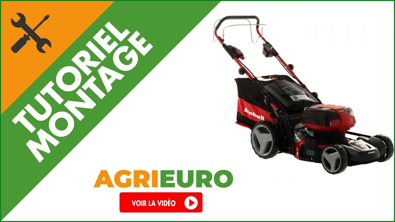 Tondeuse à Gazon Sans Fil Einhell GE-CM 36/36 Li - 2 Batteries 4Ah - Moteur Brushless - 400m²