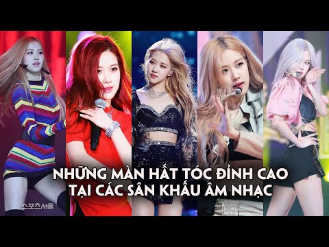 Video Những màn hất tóc đỉnh cao của Rosé(BLACKPINK)trên các... - youtube