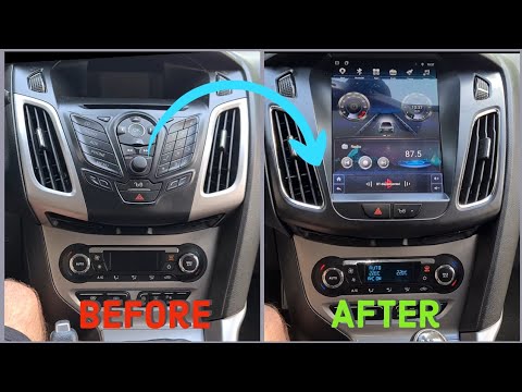 Ford Focus MK 3 2012-2017 Tesla Style Navigation Install 6GB+128GB 8Core