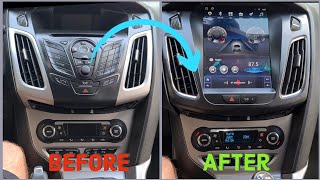 : Ford Focus MK 3 2012-2017 Tesla Style Navigation Install 6GB+128GB 8Core